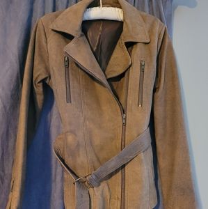 Lambskin Leather Biker  Jacket